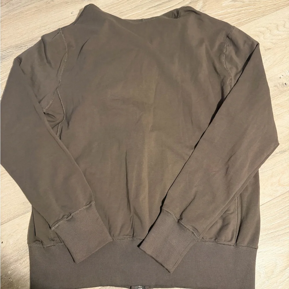 Nike Brown Hoodie with Blue‎ Logo